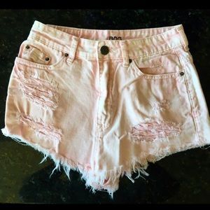 High waisted shorts